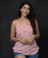 Printed Scalloped Neck Cami Top